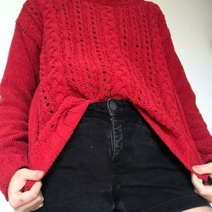 Soft Red Aeropostale Sweater